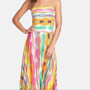 NWOT Felicity & Coco bright multicolor maxi dress